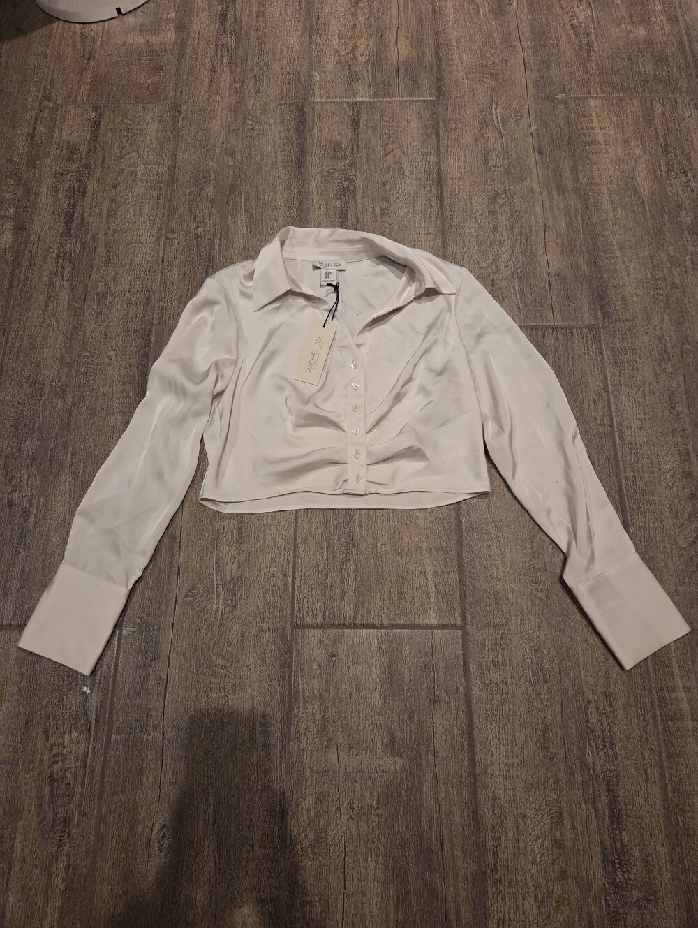 Rachel Zoe Cropped Button Up